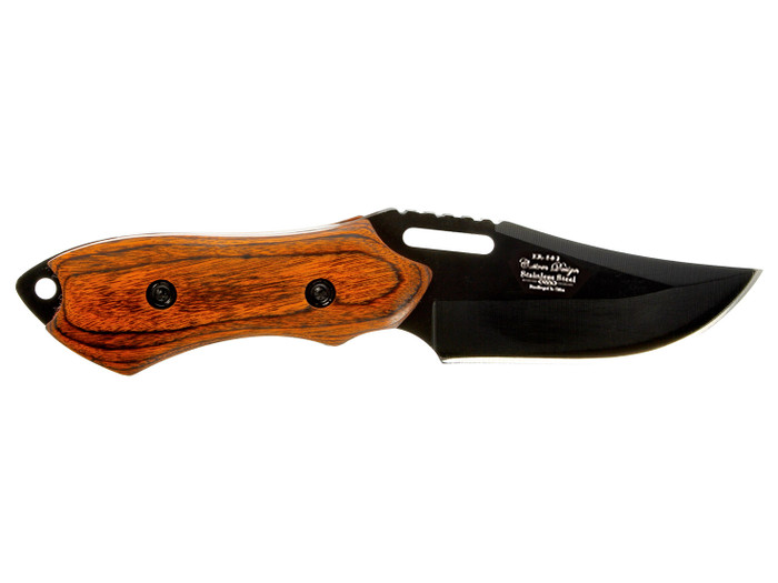 Elk Ridge 3" Drop Point Fixed Blade Knife ER-562WD - Side View