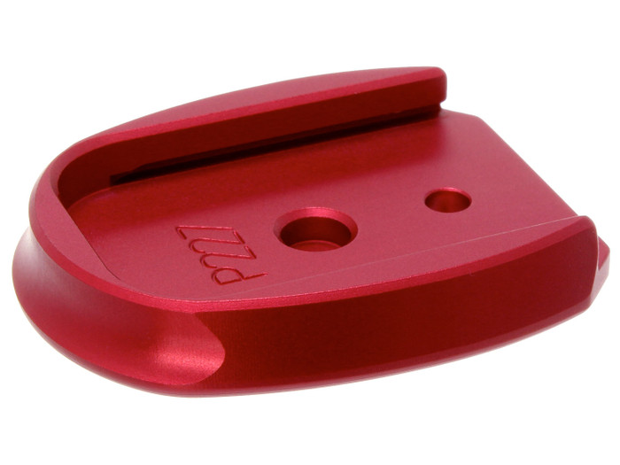 NDZ Red Magazine Plate for Sig Sauer P227 10 & 14 Round - Angled View