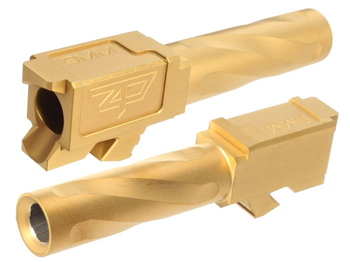 Zaffiri Precision Barrel Flush & Crown for Glock 26 in Gold Tin