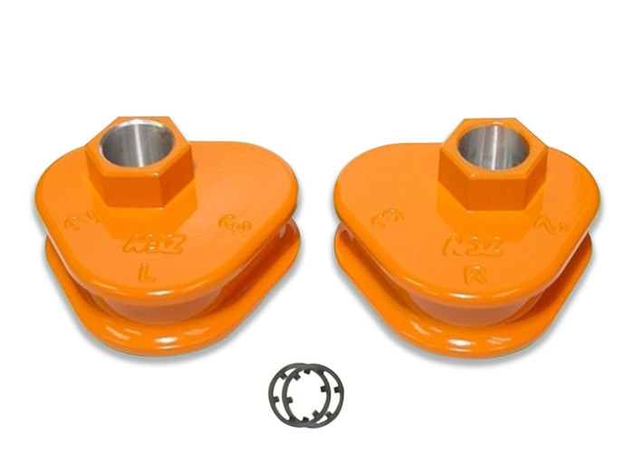 NDZ Orange Rear Adjuster Block 3 Position for Arctic Cat