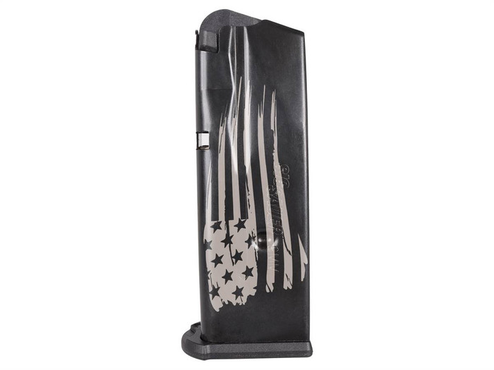 Sig Sauer P365XL Magazine 9mm 10 Round Magazine WTP Distressed Flag No Text