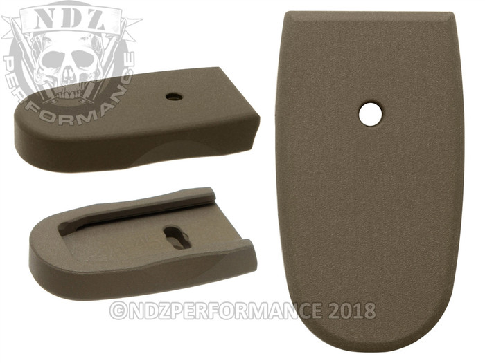 NDZ HC-FDE Magazine Plate for Smith & Wesson Shield .45 6RD (*LZ)