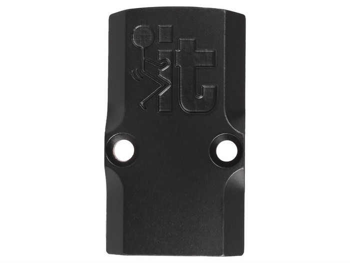 NDZ RMR Cover Plate For Glock Gen 1-5 in Cerakote Armor Black with F It Stickman Fits Trijicon & Holosun
