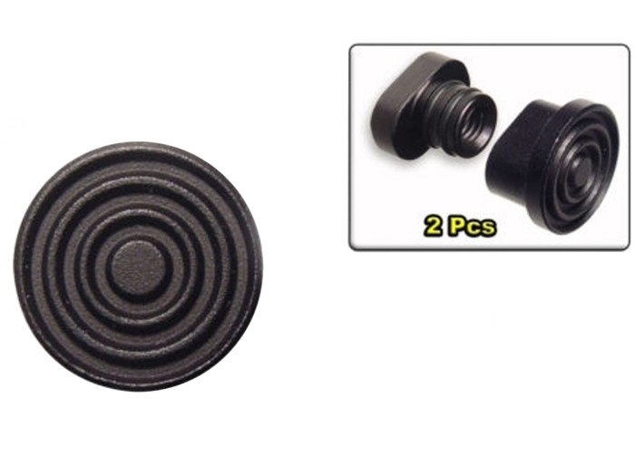 NDZ Black Magazine Release Button Grooved for AR-10, AR-15, SW 15-22