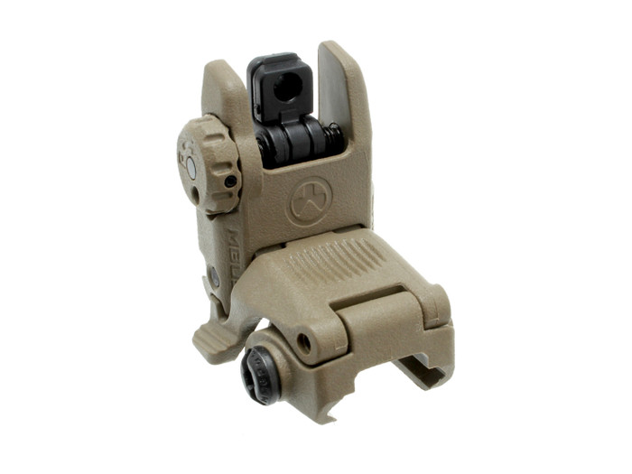 Magpul FDE Tactical Flip Up Rear Sight for AR-15 MAG248