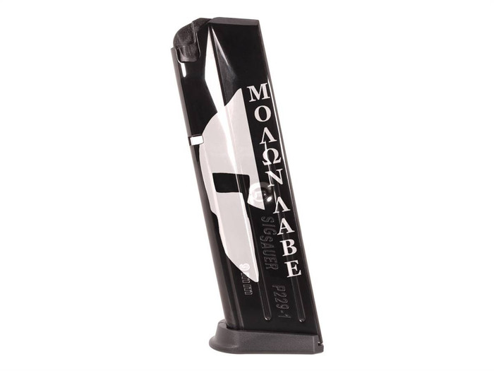 Sig Sauer P229-1 9mm 10 Round Magazine Half Spartan Hemet Molon Labe - Side View