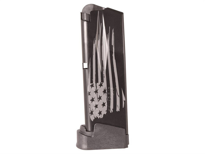 Sig Sauer P320 Sub-Compact .40 Cal .357 10 Round Magazine WTP Distressed Flag No Text
