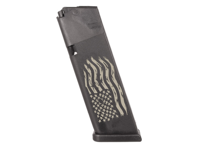 Glock OEM Magazine for Glock 20 Gen 1-4 10 Round 10mm USA Flag Distressed