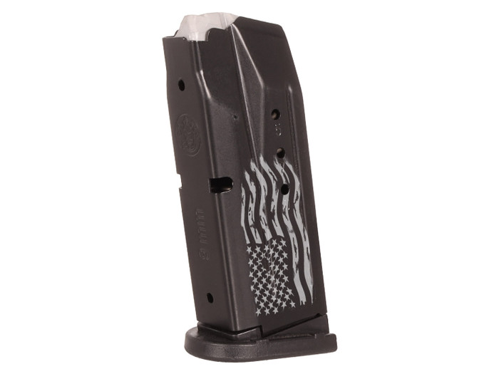 Smith & Wesson OEM Magazine for M&P Compact 9mm 10 Round USA Flag Distressed