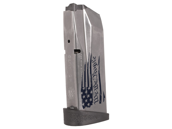Smith & Wesson OEM Magazine for M&P Compact .45 8 Round w/ Finger Rest We The People Distressed Flag