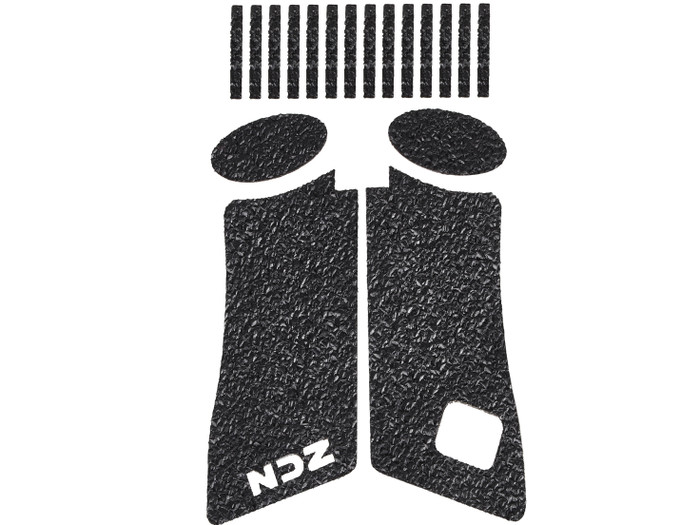 NDZ Rubberized Tactical Decal Grip for Glock 17 22 24 34 35 37 GEN 4-5 - Black
