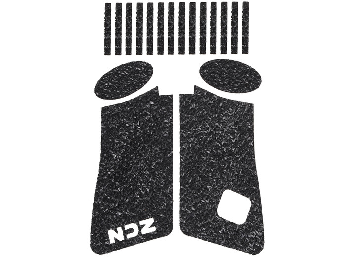 NDZ Rubber Pistol Grip for Glock 19 23 32 38 GEN 4-5 - Black Rubber