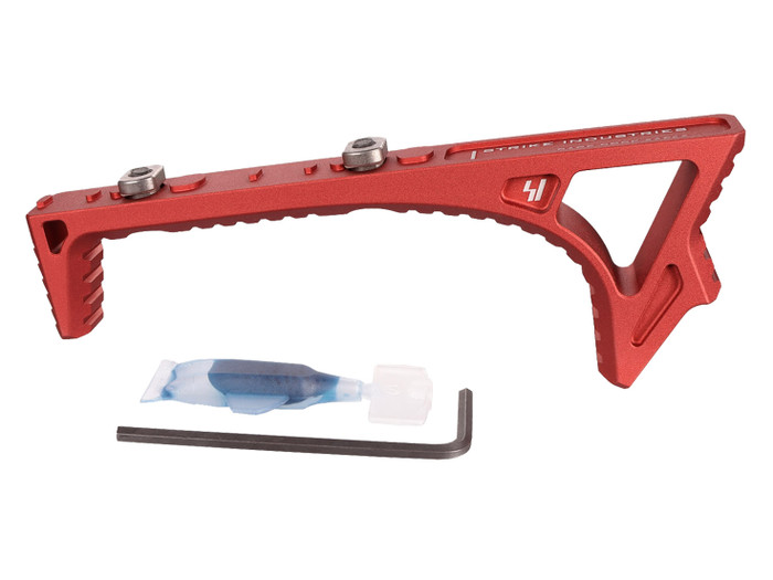 Strike Industries AR Link Curved Fore Grip, Red - Complete Kit