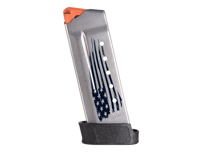 Smith & Wesson OEM Magazine for M&P Shield .45, 7 Round, Tattered Flag