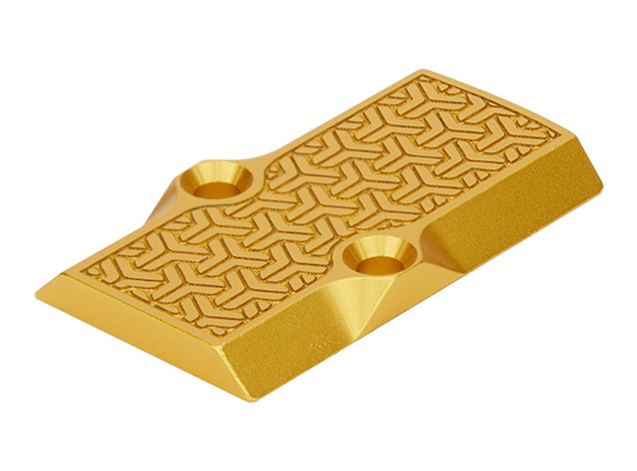 NDZ Cover Plate for Glock Gen 1-5 Trijicon RMR & Holosun 507C Optics Cut TriWeave Gold