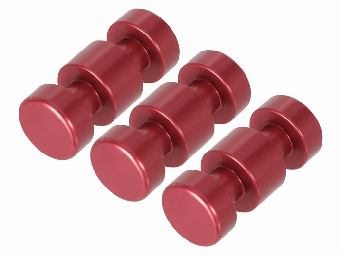 NDZ Load Assist Button for Smith & Wesson M&P 15-22, Red, 3 Pack