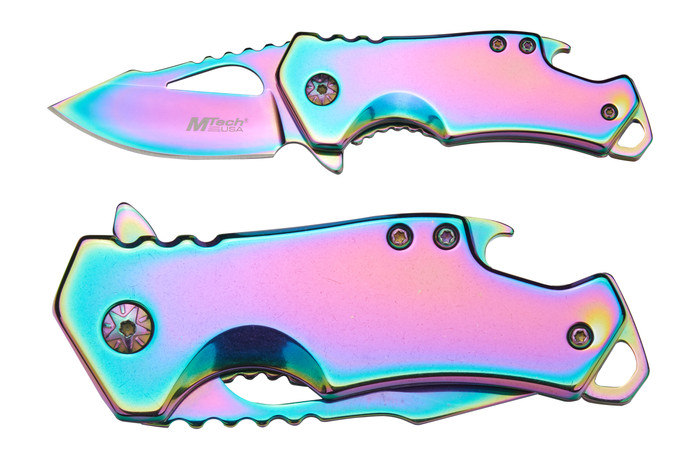 MTech USA Taschenaxt MT-AXE14 – Robuste Outdoor-Axt Mit Schwarzer Klinge, Länge Ca. 16,5 Cm