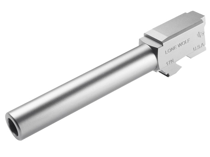 Lone Wolf Barrel for Glock 17 Gen 3-4 9MM, Non-Threaded