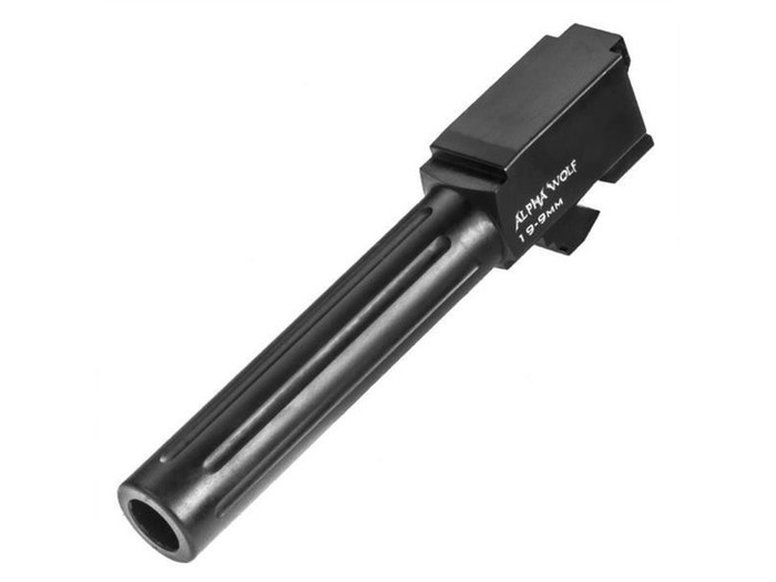 Lone Wolf Alphawolf Barrel for Glock 19 Gen 1-5 9mm, Non-Threaded