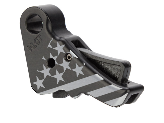 Apex Glock Gen 1-4 Enhancement Trigger Shoe in Black with US Flag