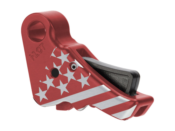 Apex Springfield Armory Hellcat Hellcat Pro Trigger Enhancement Kit in Red Black with US Flag, V1