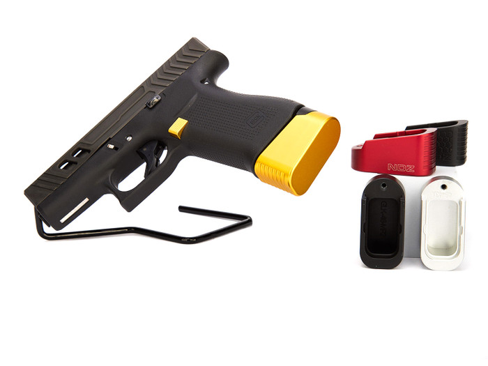 NDZ Plus 2 Magazine Extension for Glock 48 43X 9MM - Multiple Colors