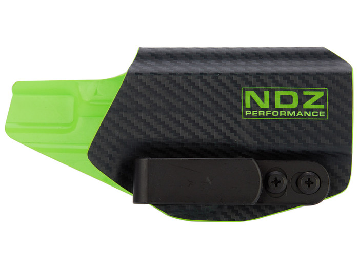 NDZ Performance Smith & Wesson M&P Shield EZ 9mm RH IWB Kydex Holster Tough Clip - Right Side View