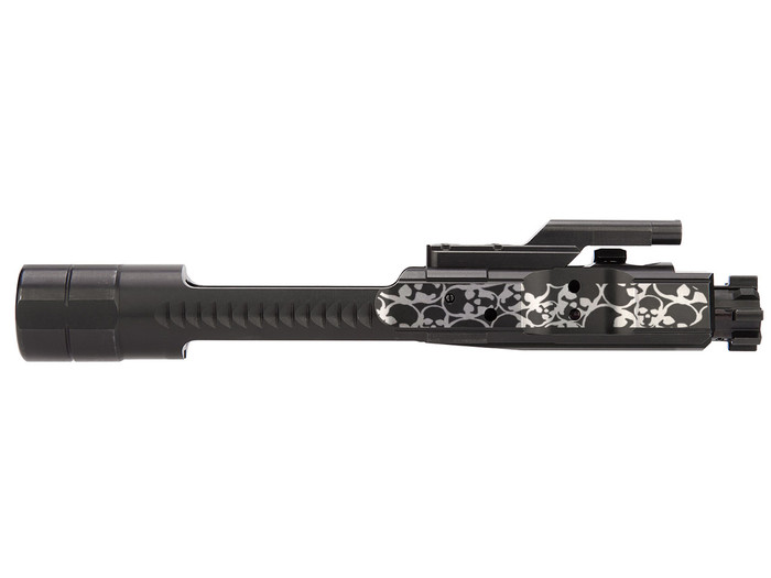 NDZ AR-15 .223/5.56/.300 Blk Enhanced (BCG) Bolt Carrier Group Black Nitride, Skulls
