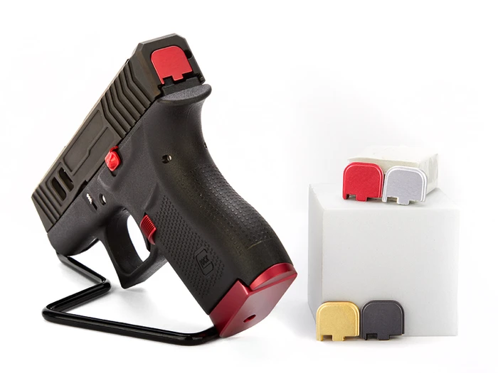 NDZ Glock 43X 48 43 Rear Slide Cover Plate - Multiple Colors