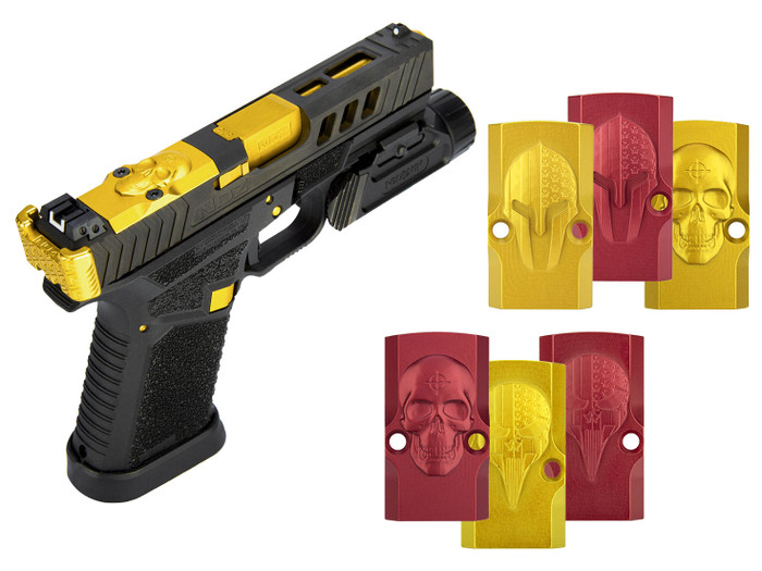 NDZ Glock Gen 1-5 Trijicon RMR & Holosun 507C 3D Design Optic Cut Cover Plate - Multiple Colors