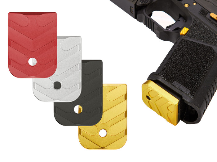 NDZ Glock Gen 1-4 Magazine Floor Plate with Aspis Cut - Multiple Colors