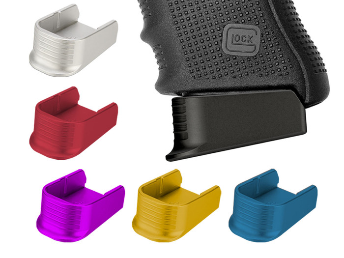 NDZ Glock 30 Magazine Plate with Finger Extension - Multiple Colors