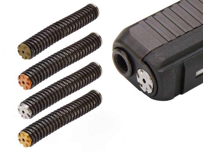 NDZ Glock 19 Gen 5 Big Boys Heavyweight Guide Rod Assembly - Multiple Variations