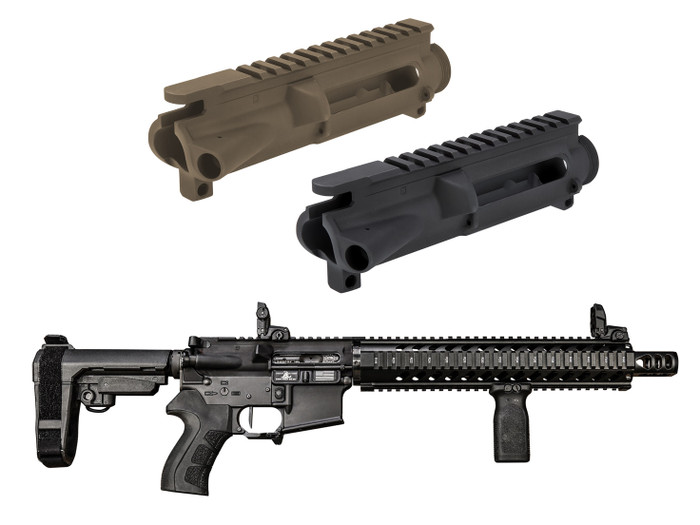 NDZ 308 AR-10 Ejection Port Dust Cover BLK - Lasered (13) Zombie