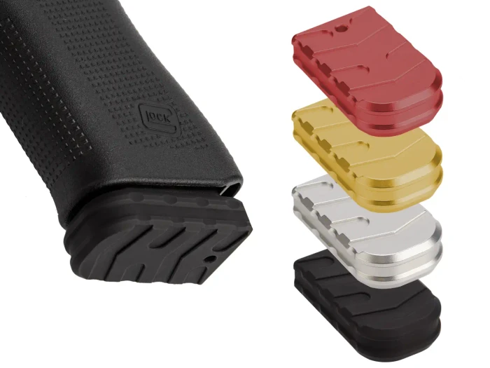 NDZ Glock 43X, 48 Extended Magazine Base Plate, Aspis Cut - Multiple Variations