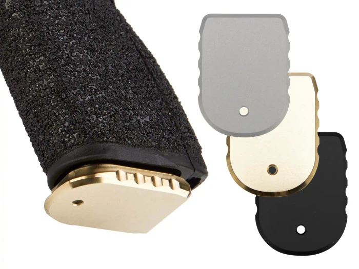 NDZ Springfield Echelon 17 Round Magazine Plate, Brass - Multiple Variations