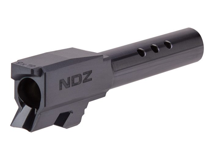 NDZ Glock 43 and 43X Barrel, A.R.E.S. - Angled View Back