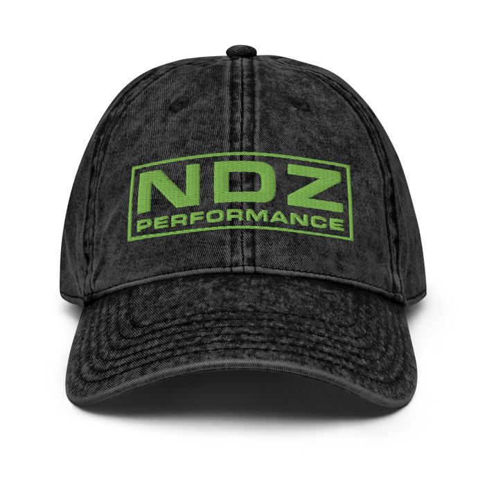 NDZ Performance Vintage Cotton Twill Cap - Stonewashed