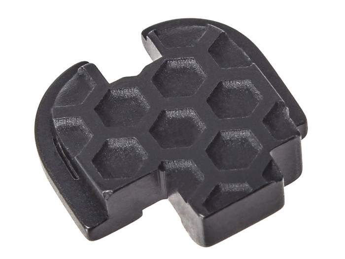 NDZ Black Springfield Armory XD-S 9MM .40 .45 Rear Slide Cover Plate Honey Comb Inverse - Front View