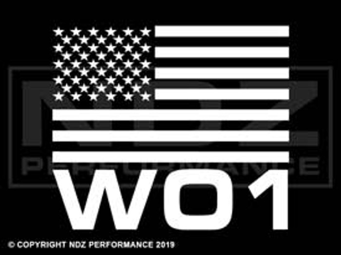 1580 - US Flag WARRANT OFFICER