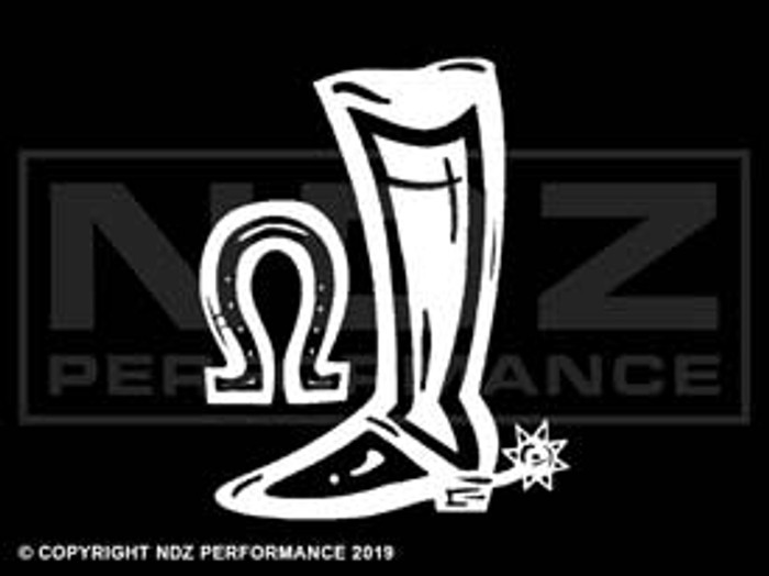 704 - Cowboy Boot and Horseshoe