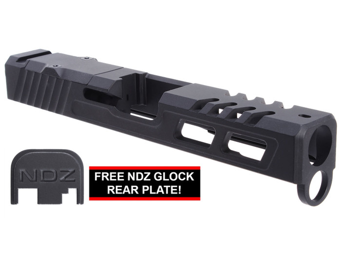 Zaffiri Precision Slide Trijicon RMR Cut ZPS.2 for Glock 19 GEN 4 in Cerakote Armor Black