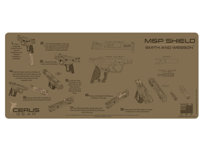よっしーページ Cerus Gear Pistol Mat for 1911 Schematic Promat Grey Pink | NDZ