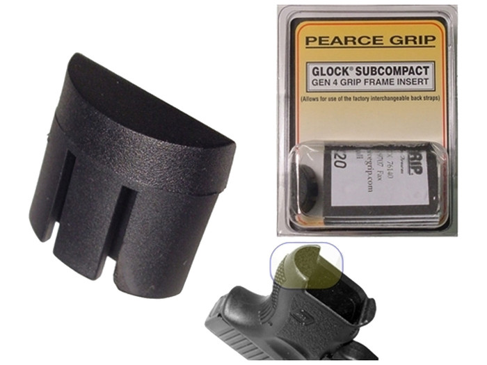 Pearce Grip PG-G4SC Grip Plug for Glock GEN 4-5 Sub Compact 26 27 33 39