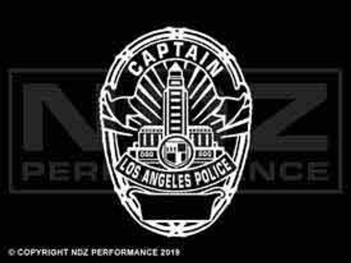 1966 - LAPD Badge Policeman - NDZ Performance