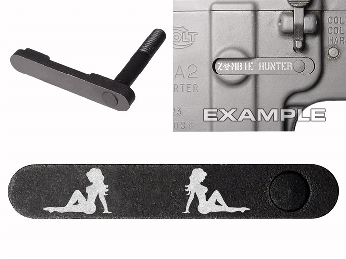 NDZ AR-15 SW 15-22 Black Magazine Catch Trucker Lady