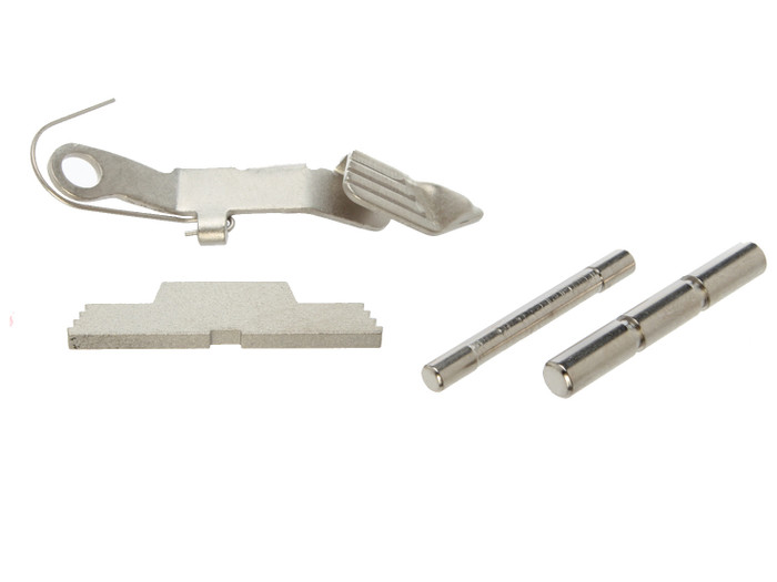 RYG Chrome 2 Pin, Slide Lock, Extended Slide Release for Glock