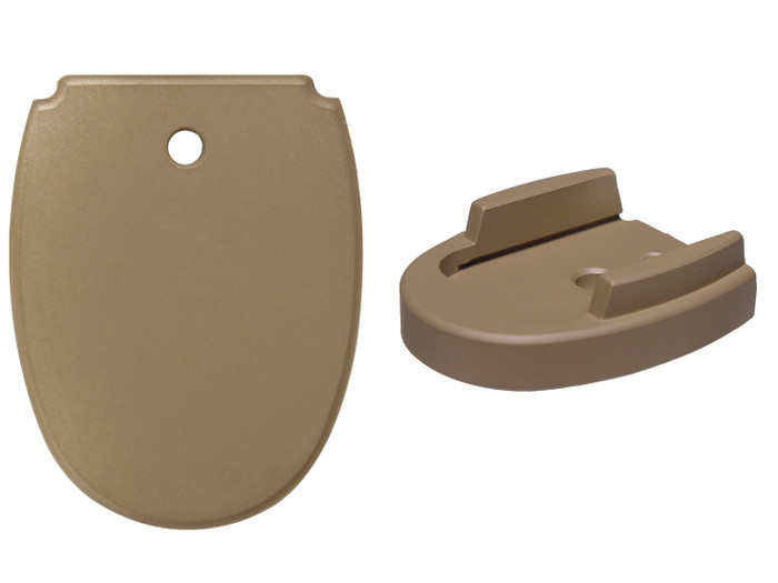 NDZ Magazine Floor Base Plate for Sig Sauer P320 P250 .45 Cerakote FDE