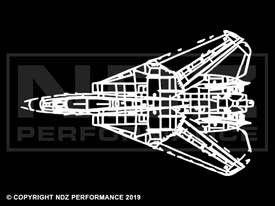 025 - Aircraft F15 Silhouette
