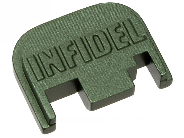 NDZ Green Rear Slide Plate For Glock GEN 1-4 Infidel 3-D Subdued CNC